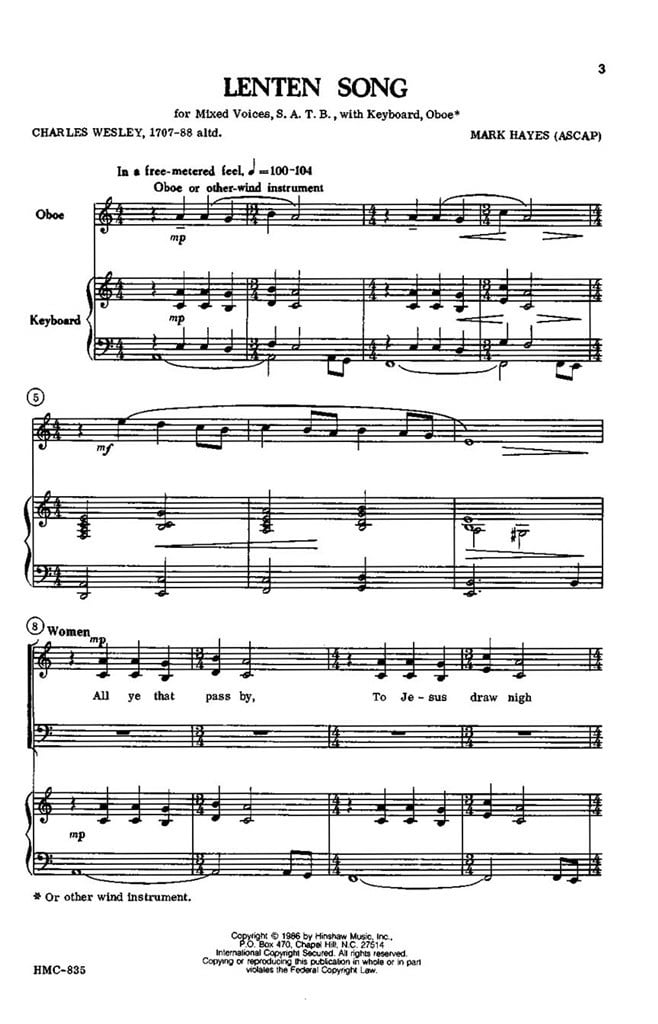 Lenten Song